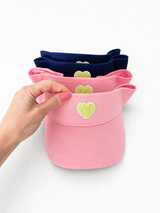 Classic Pink Twill Visor