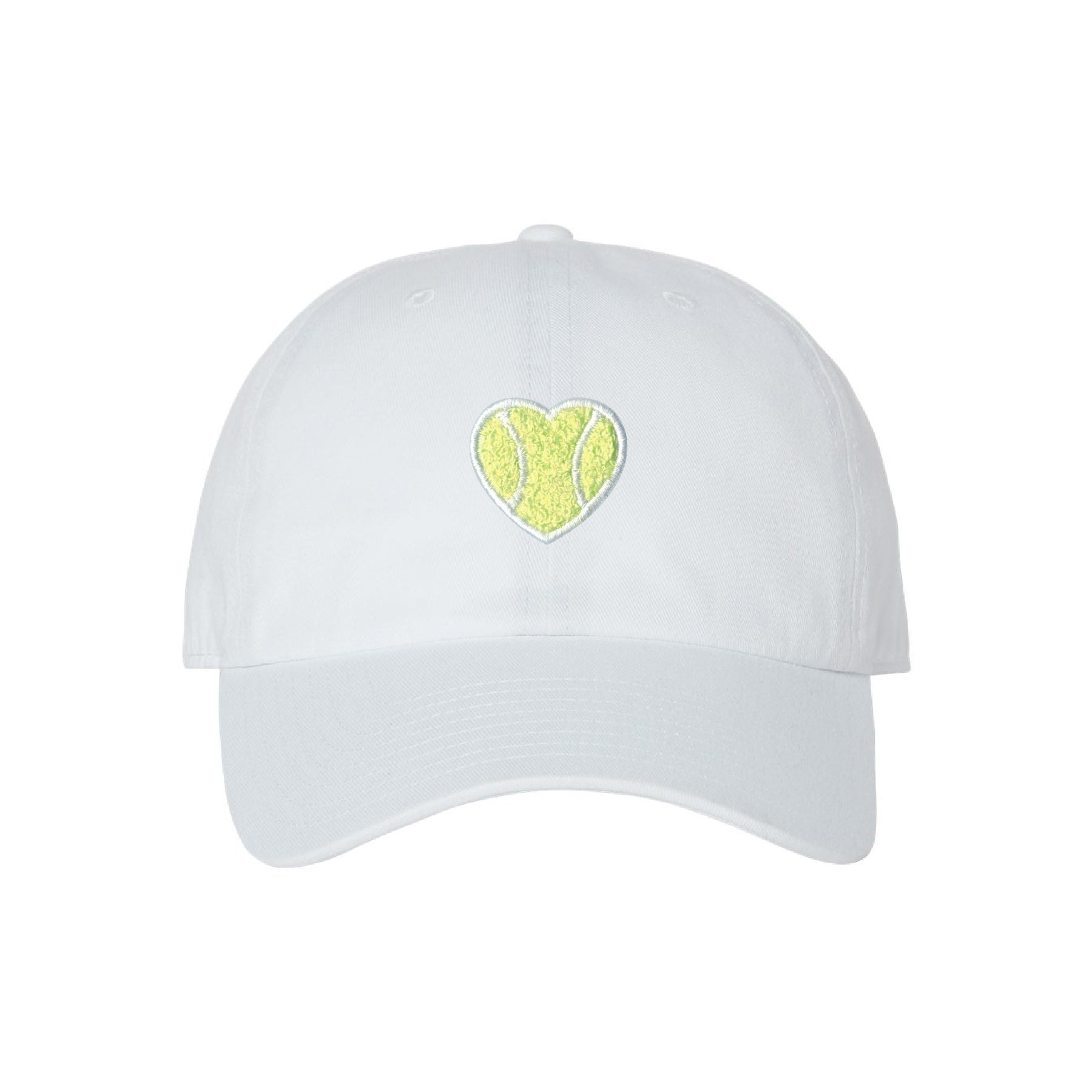 Classic Baseball Hat Chenille Heart