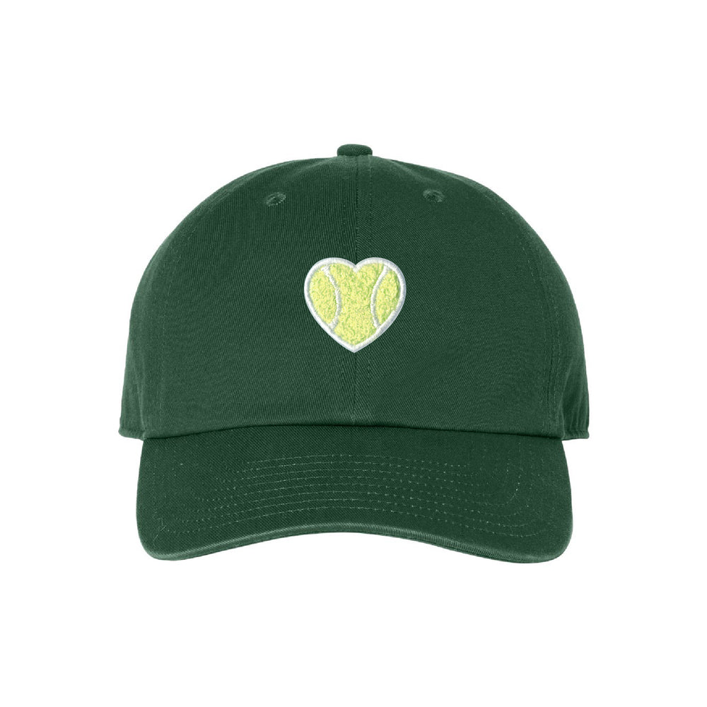 Classic Baseball Hat Chenille Heart