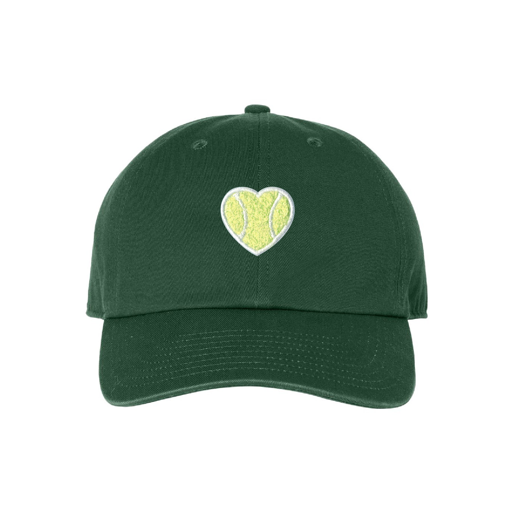 Classic Baseball Hat Chenille Heart