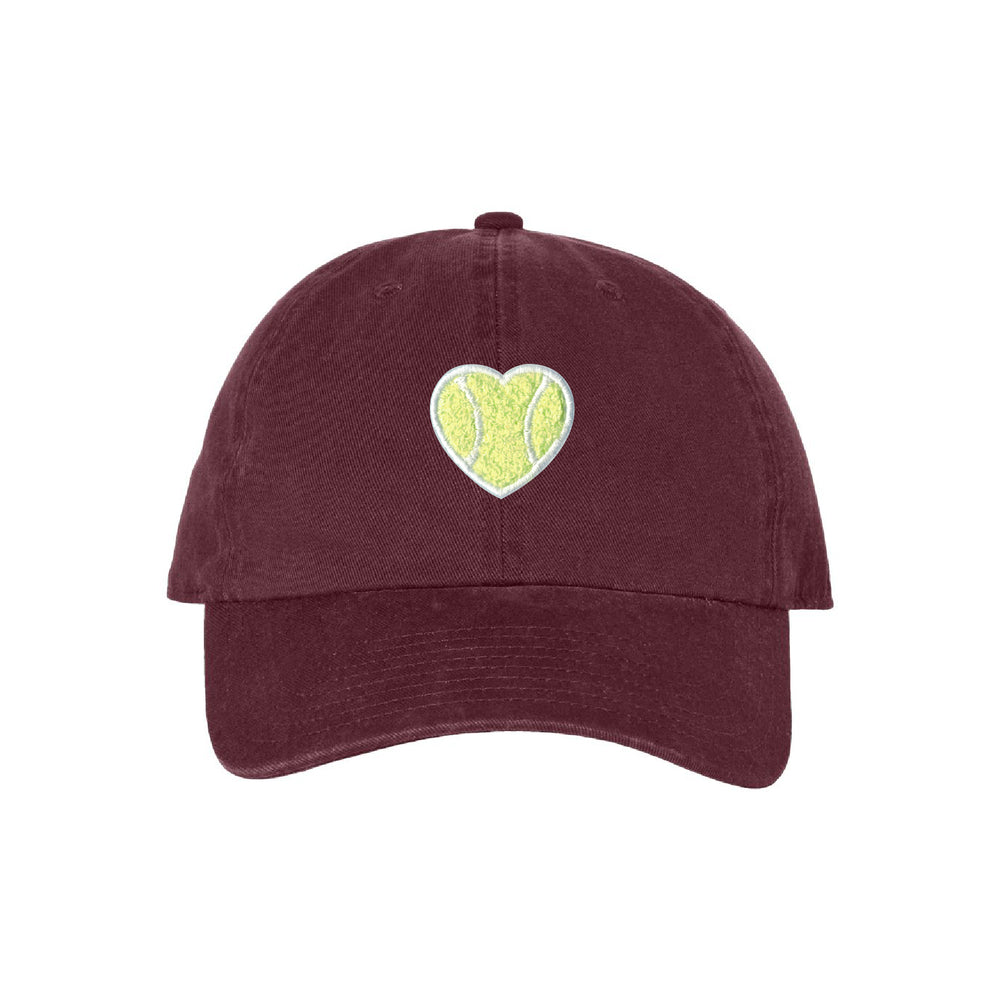 Classic Baseball Hat Chenille Heart