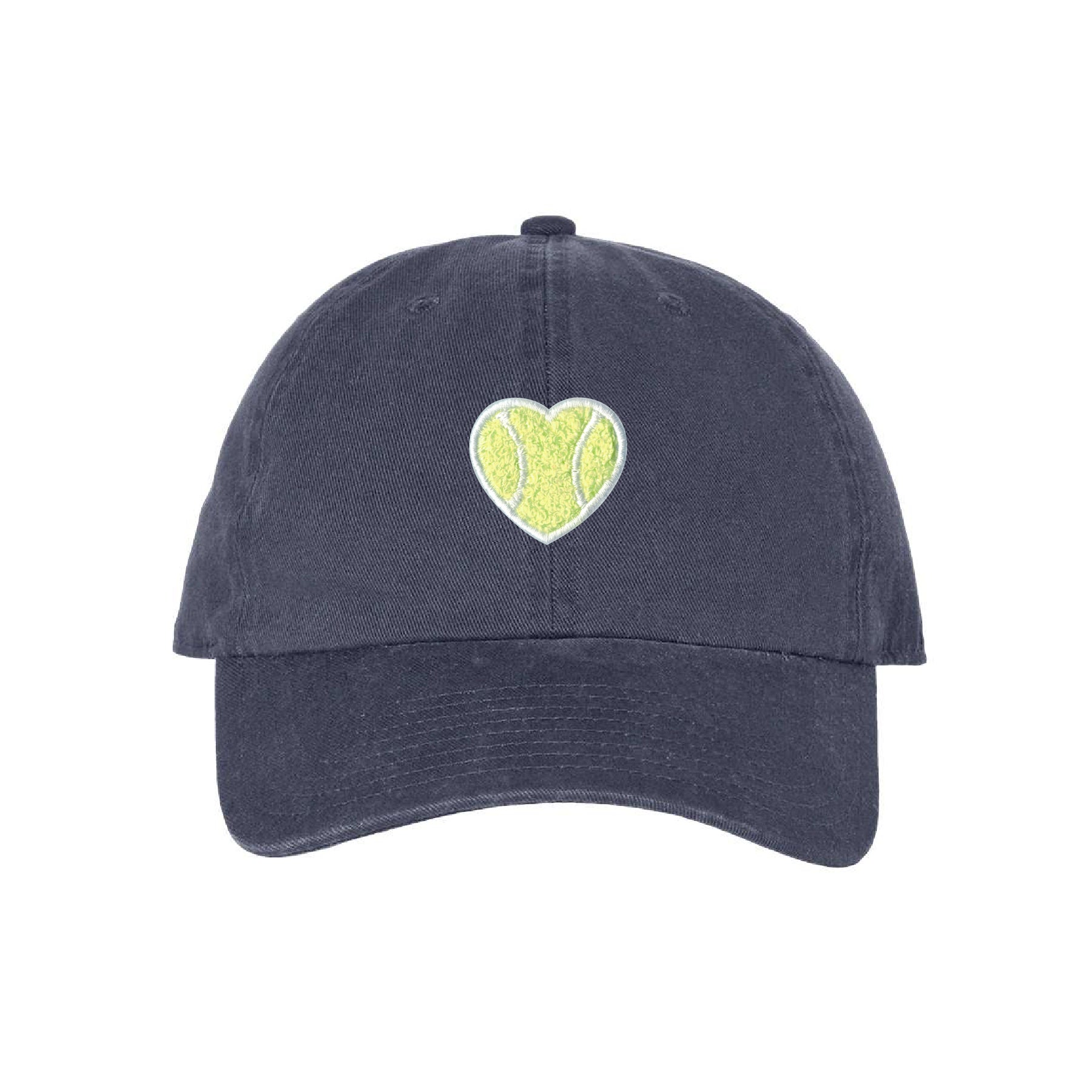 Classic Baseball Hat Chenille Heart