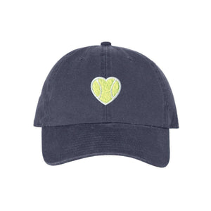 Classic Baseball Hat Chenille Heart