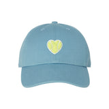 Classic Baseball Hat Chenille Heart