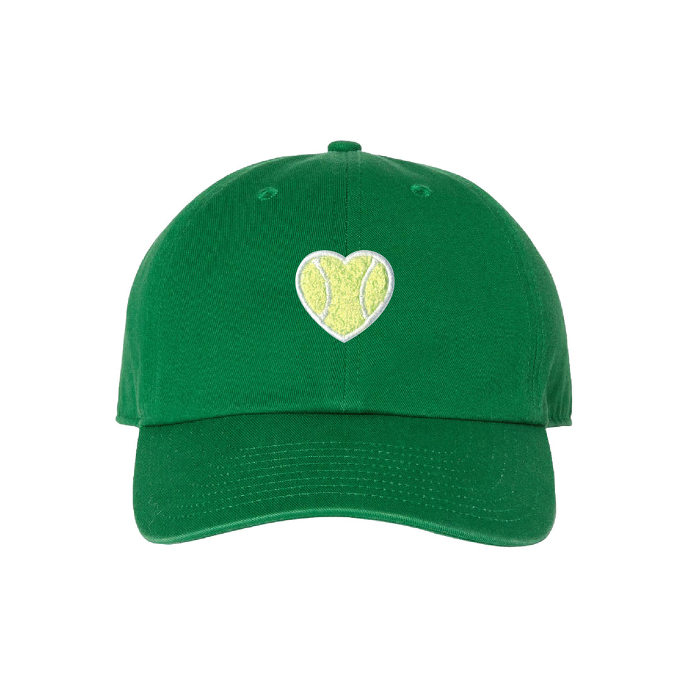 Classic Baseball Hat Chenille Heart