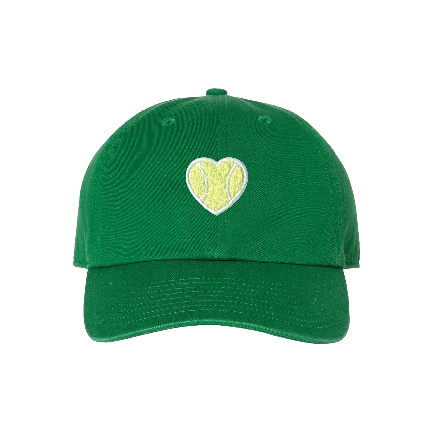 Classic Baseball Hat Chenille Heart