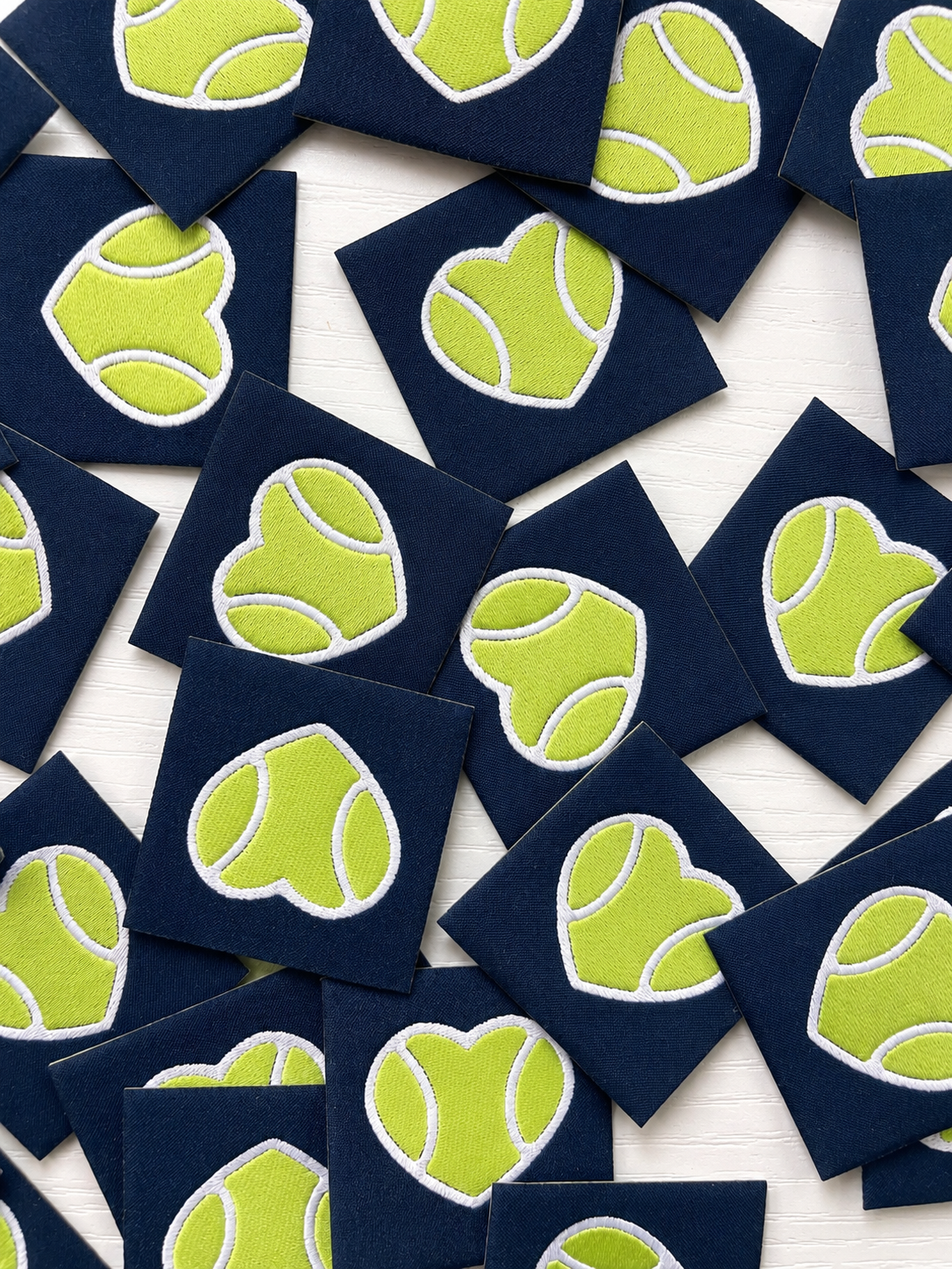 Square Heart Woven Patch