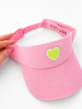Classic Pink Twill Visor