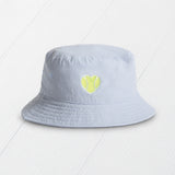 Bucket Hat Chenille Heart Patch