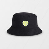 Bucket Hat Chenille Heart Patch