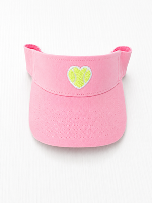 Classic Pink Twill Visor