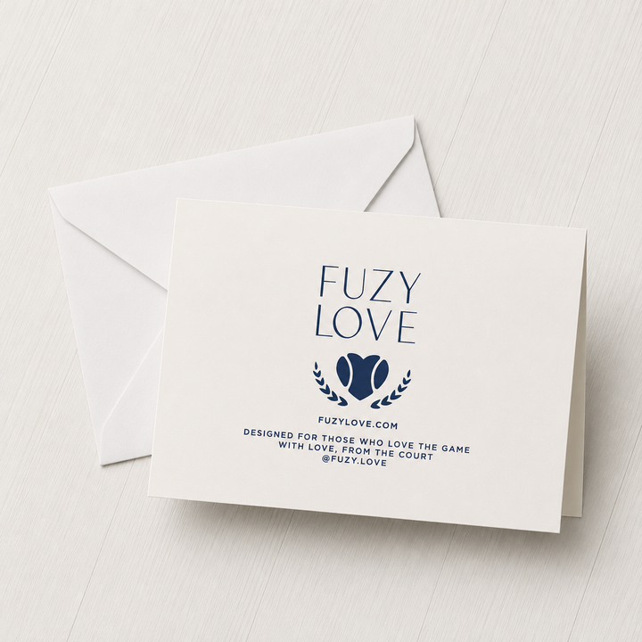 More Tennis Greeting Card