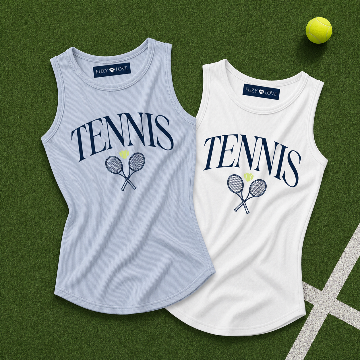 Navy Tennis Tank