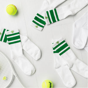 Match Day Socks Kelly Green and White