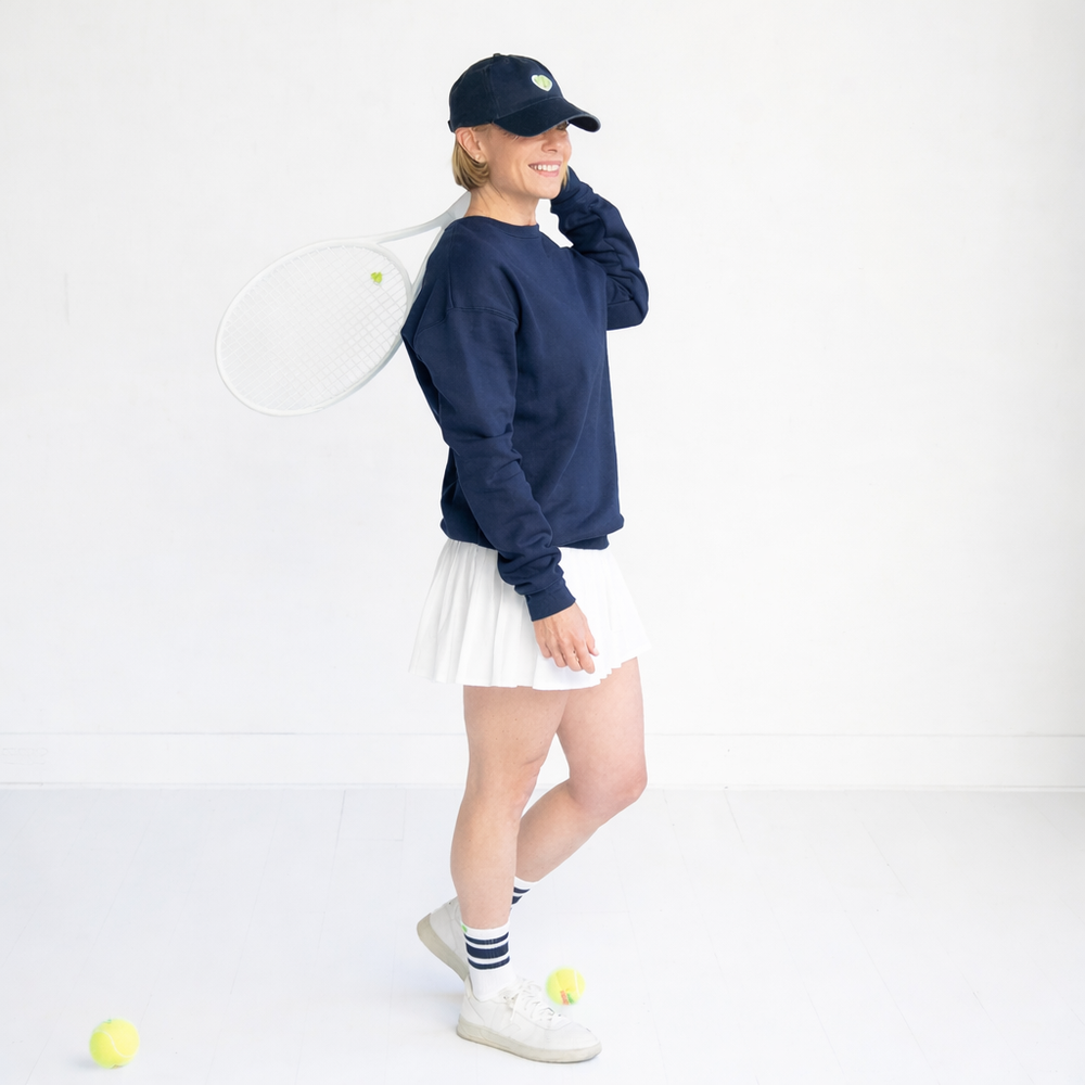 Court to Cocktails Heart Sweatshirt