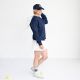 Court to Cocktails Heart Sweatshirt