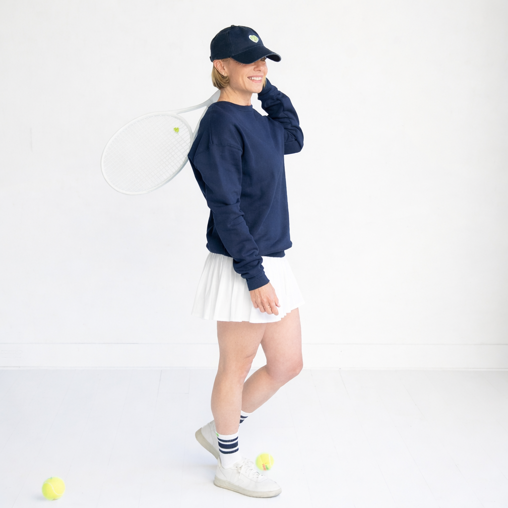 Court to Cocktails Heart Sweatshirt