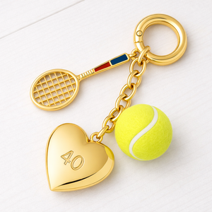 40 Love Key Chain