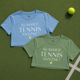 Summer Tennis Anyone? Crop Tee