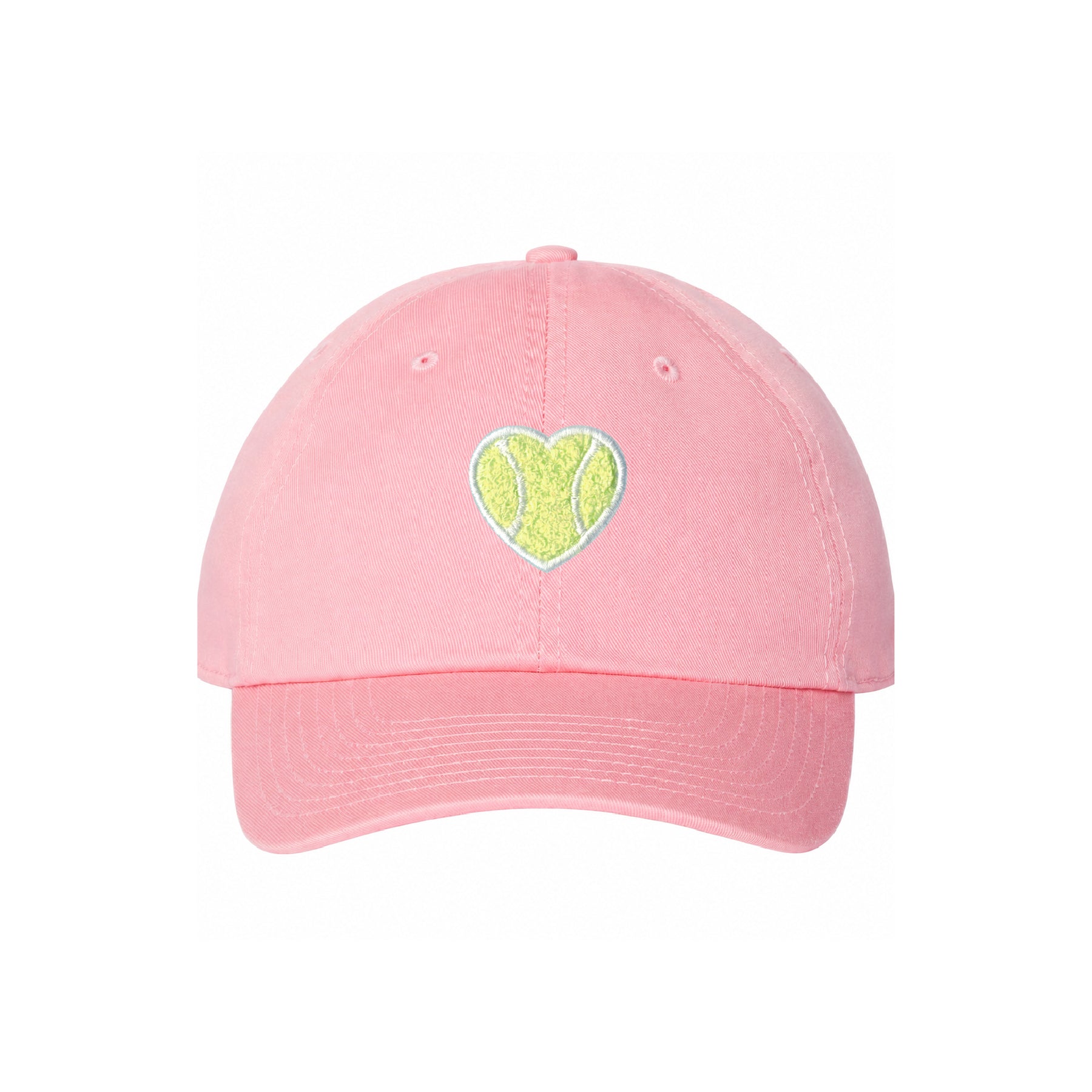 Classic Pink Baseball Cap Chenille Patch