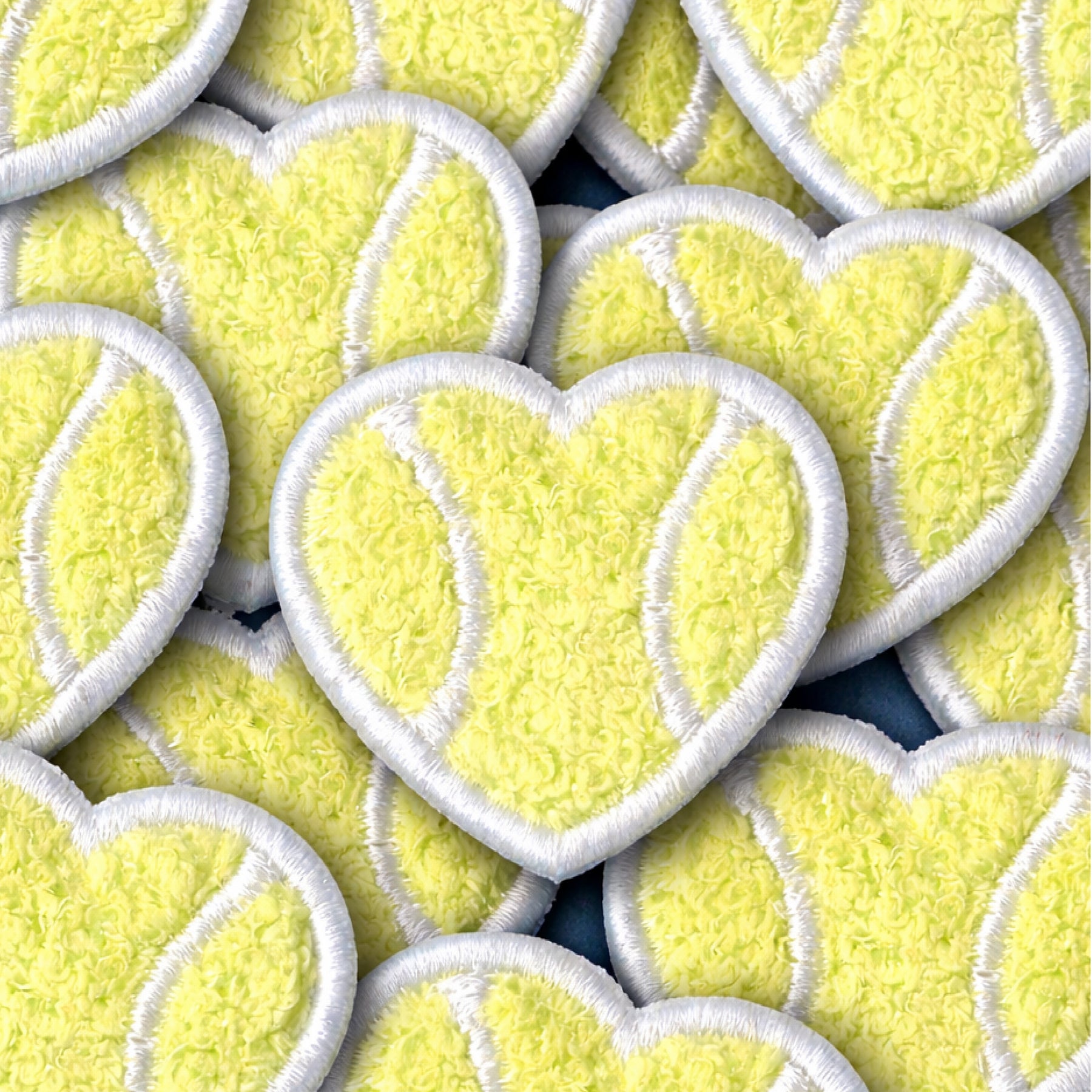 Chenille Heart Patch