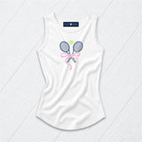 Navy Tennis Rackets with Bow Tank