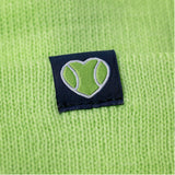 Unisex Beanie Tiny Woven Heart Patch