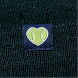 Unisex Beanie Tiny Woven Heart Patch