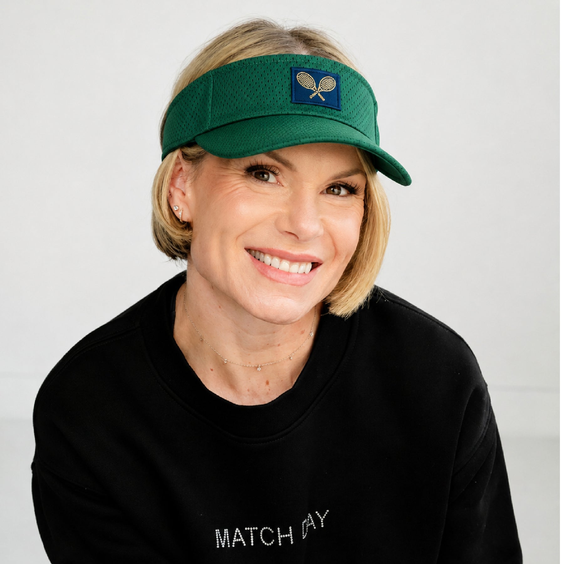 Performance Mesh Visor Dark Green