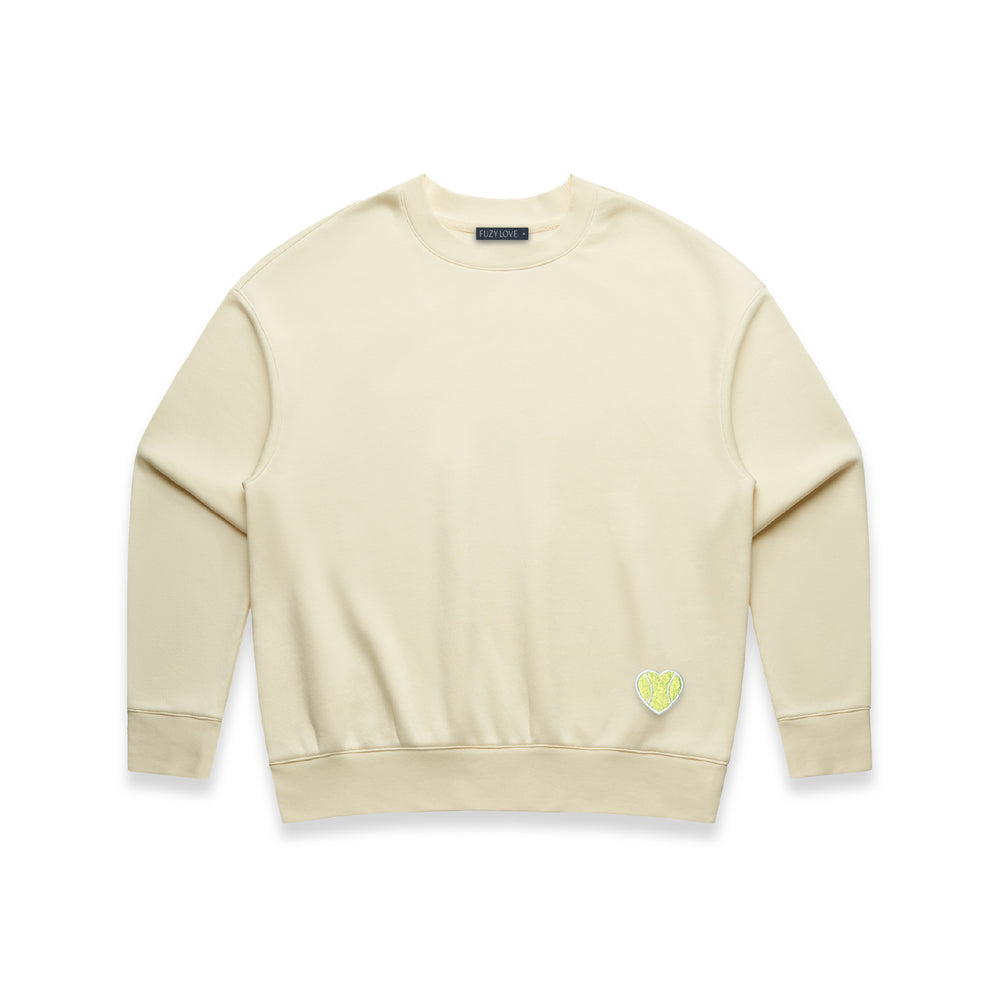 Lux Love Crew Hip Chenille Heart