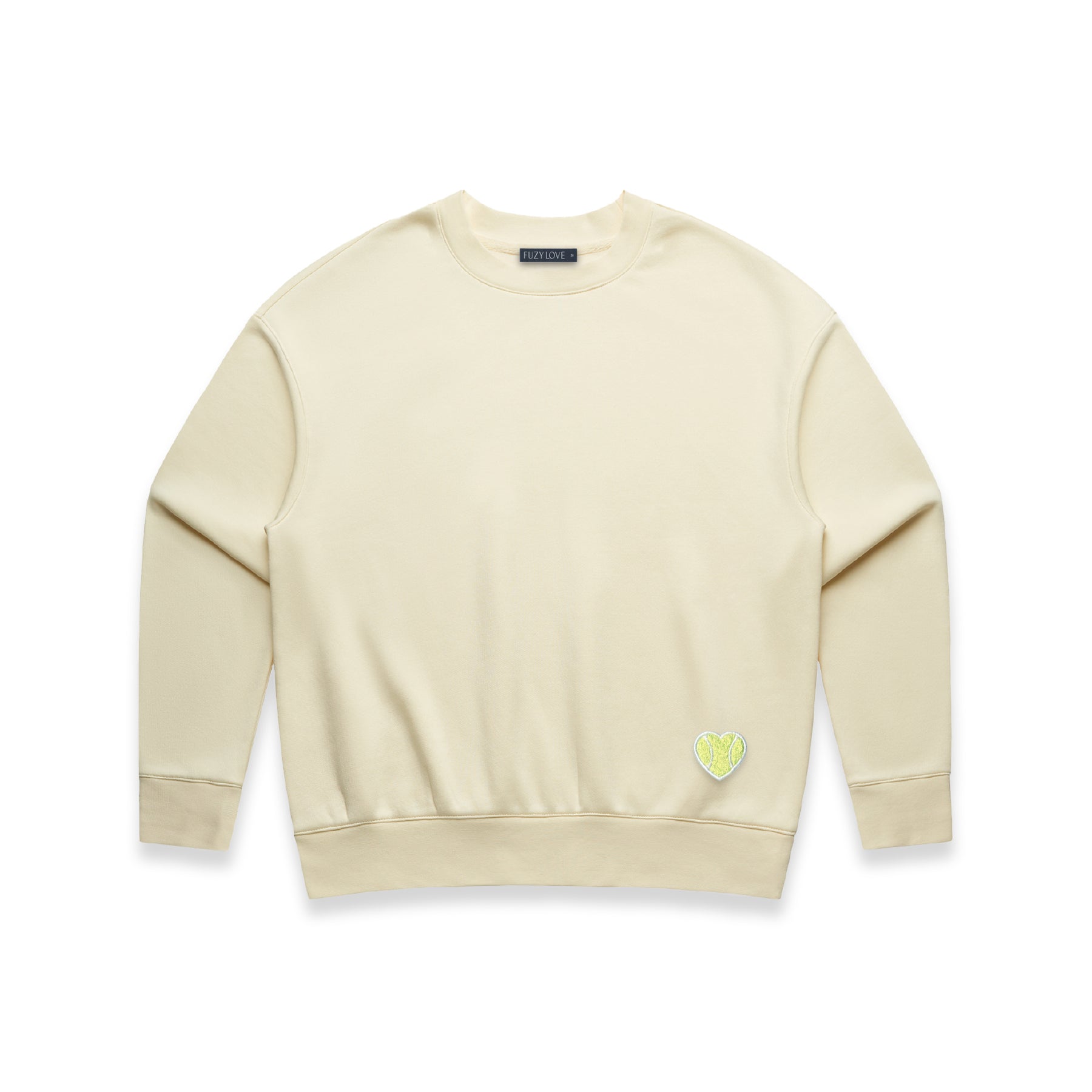 Lux Love Crew Hip Chenille Heart