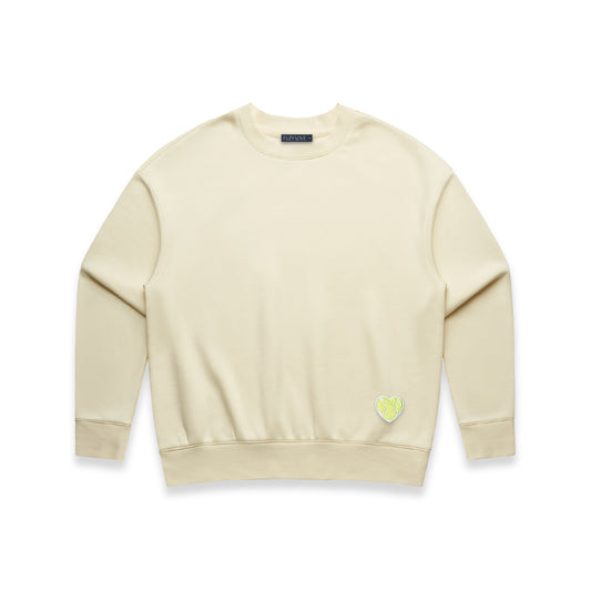 Lux Love Crew Hip Chenille Heart