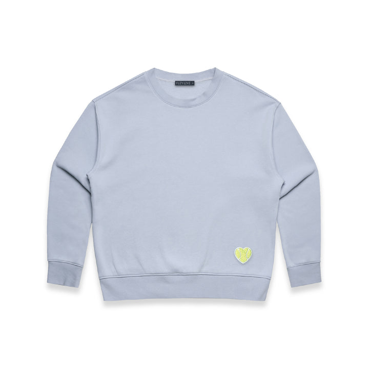 Lux Love Crew Hip Chenille Heart
