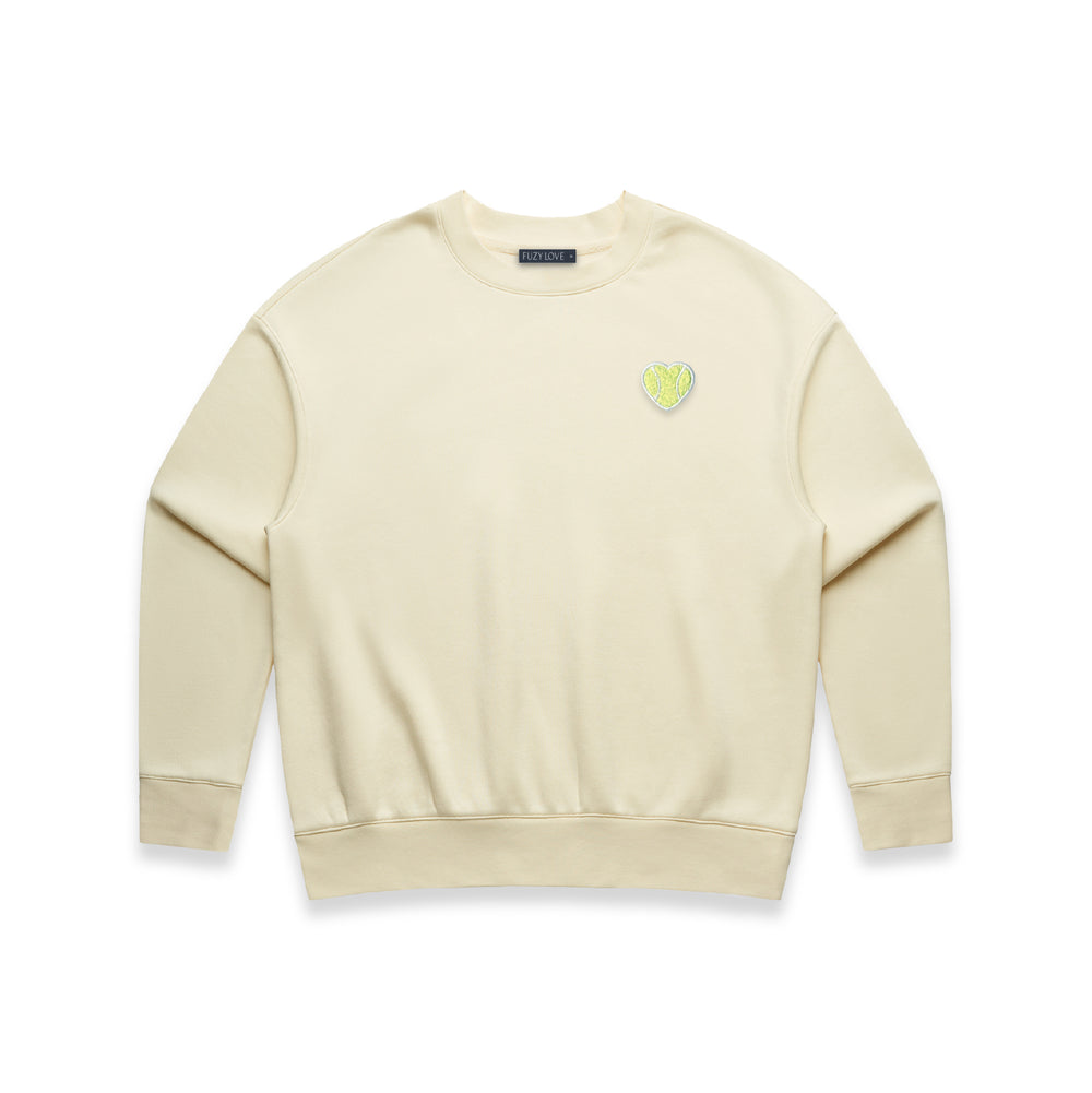 Lux Love Crew Chenille Heart