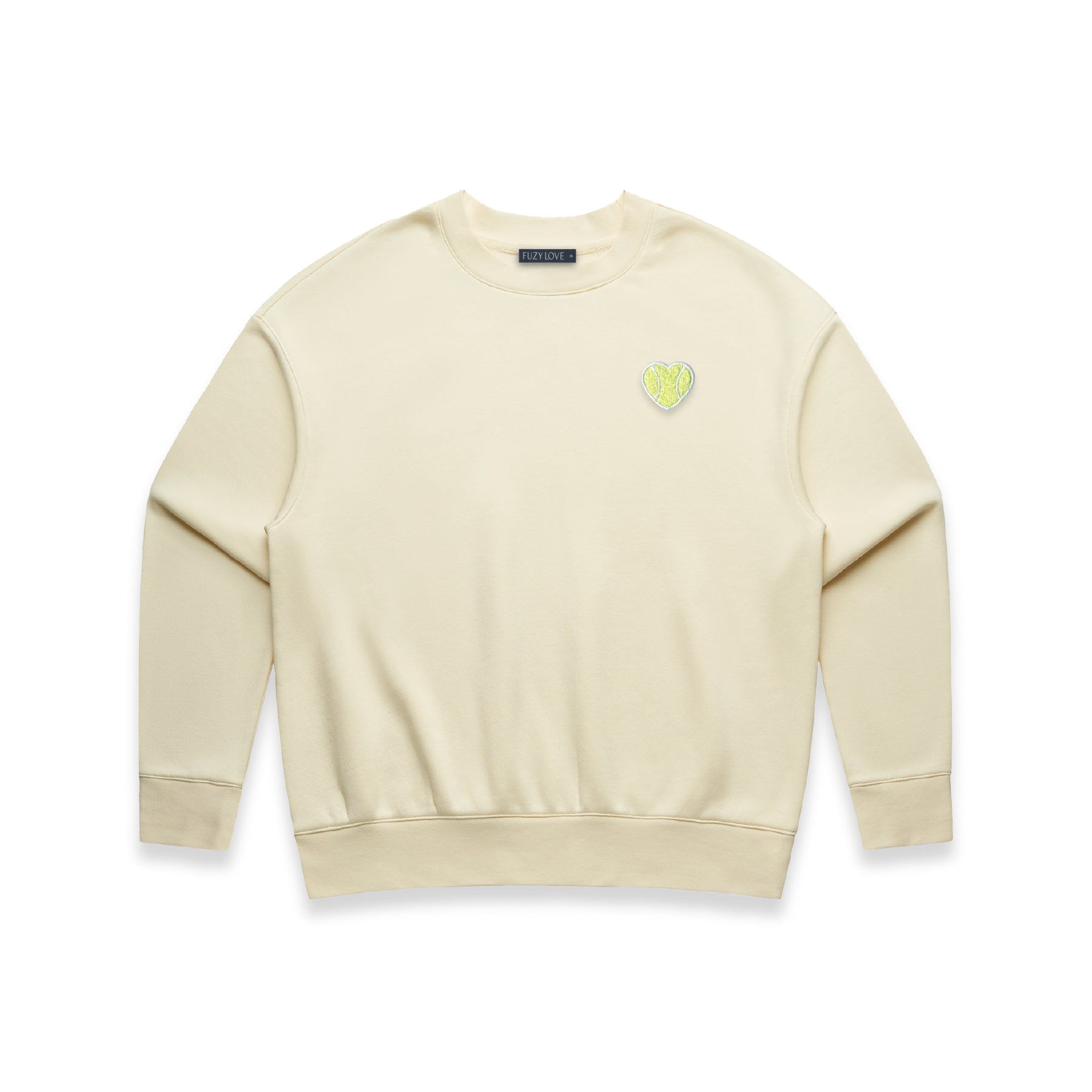 Lux Love Crew Chenille Heart