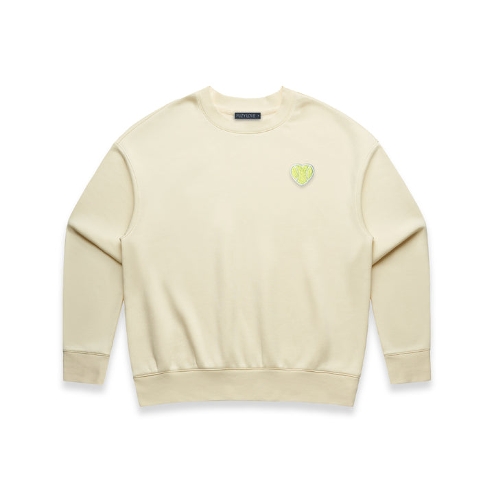 Lux Love Crew Chenille Heart