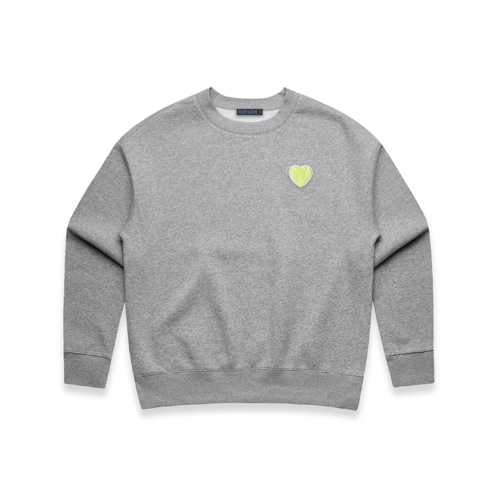 Lux Love Crew Chenille Heart