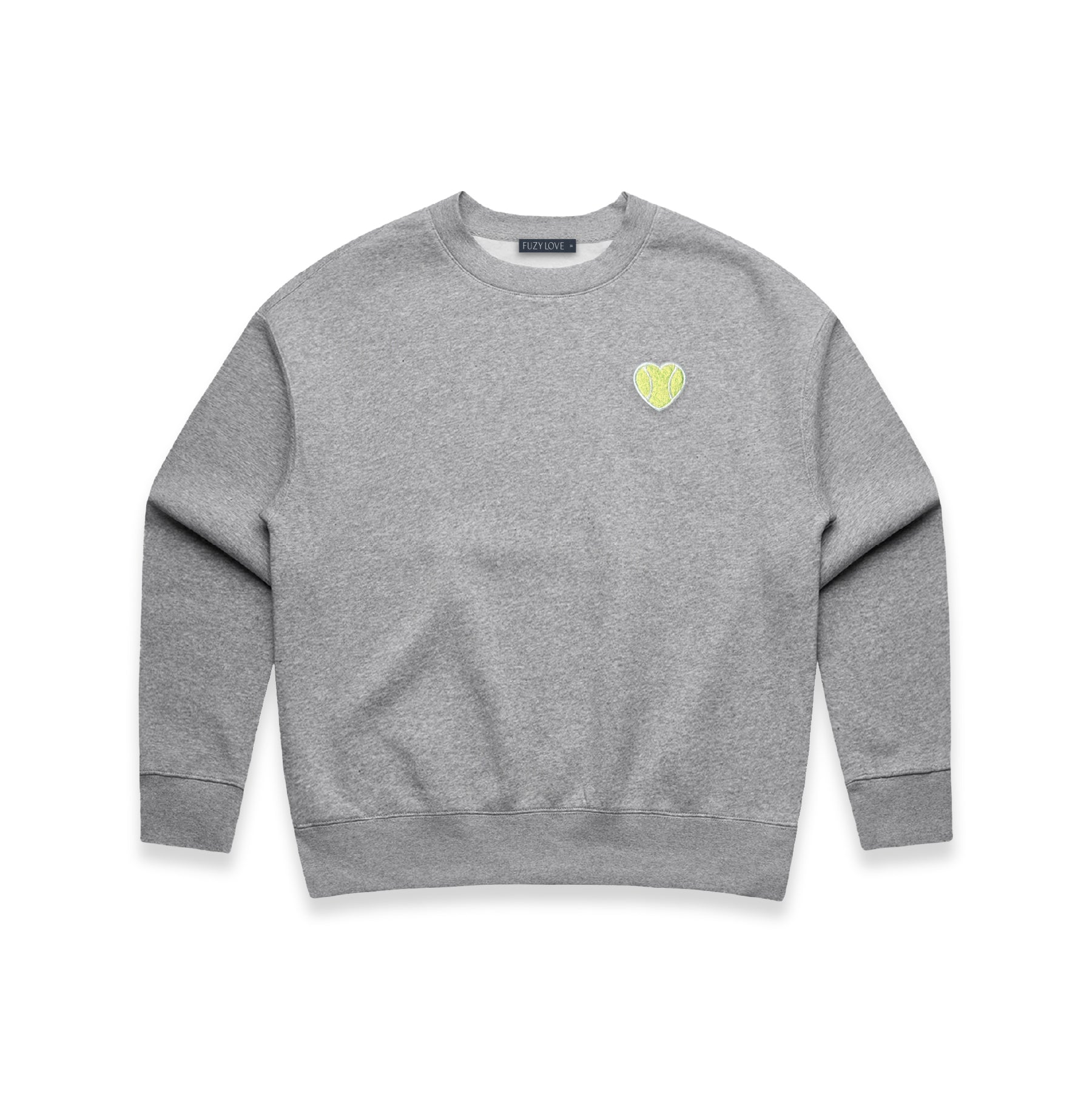 Lux Love Crew Chenille Heart