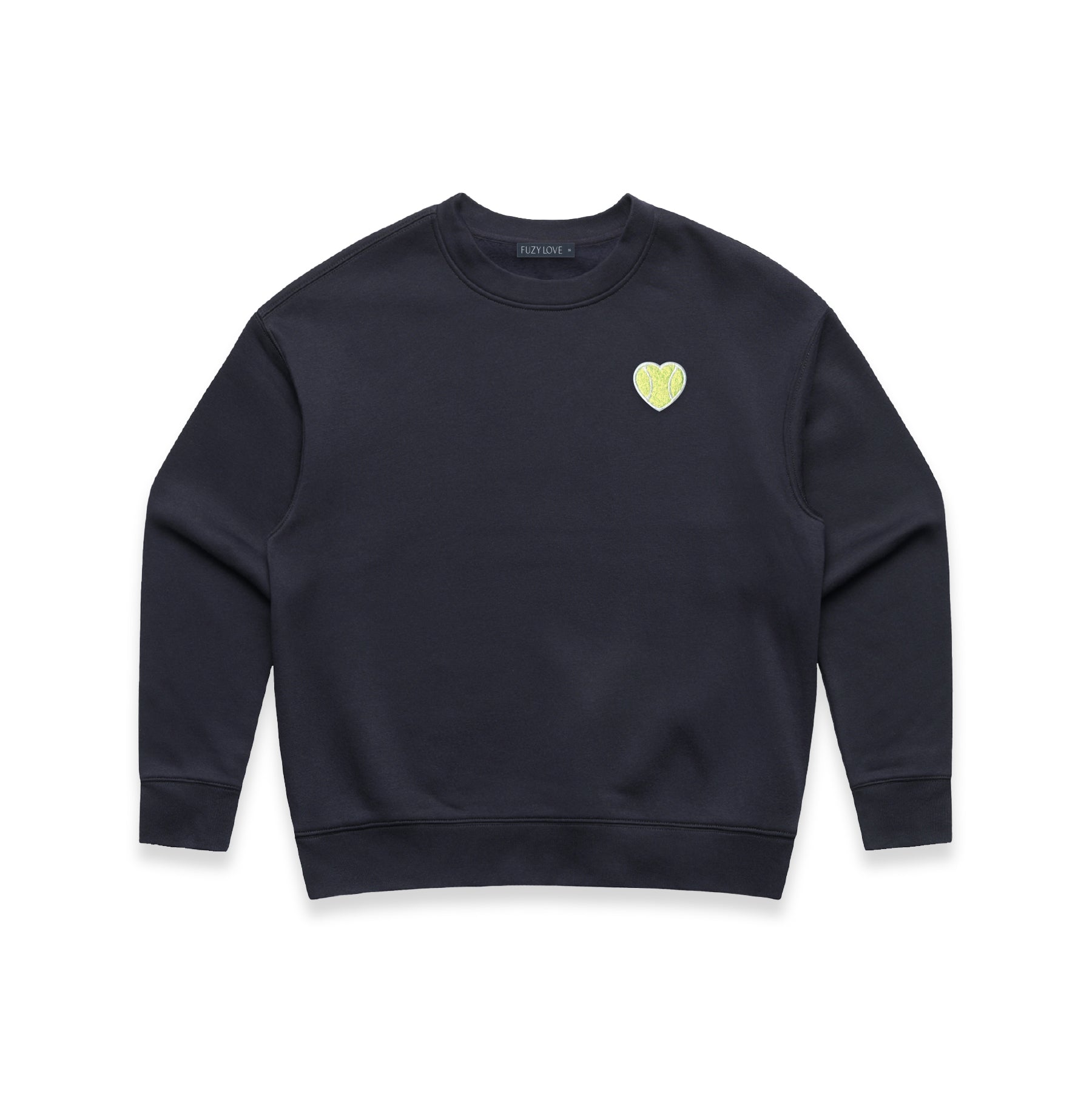 Lux Love Crew Chenille Heart