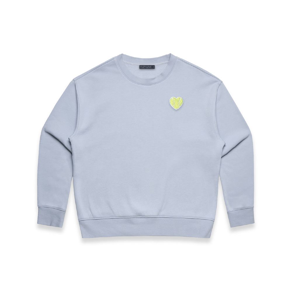Lux Love Crew Chenille Heart