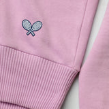 Fitted Crewneck Woven Tennis Rackets