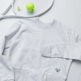 Fitted Crewneck Woven Tennis Rackets