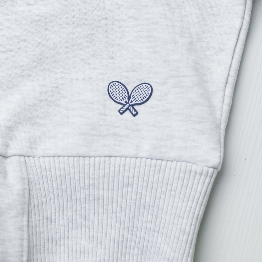 Fitted Crewneck Woven Tennis Rackets