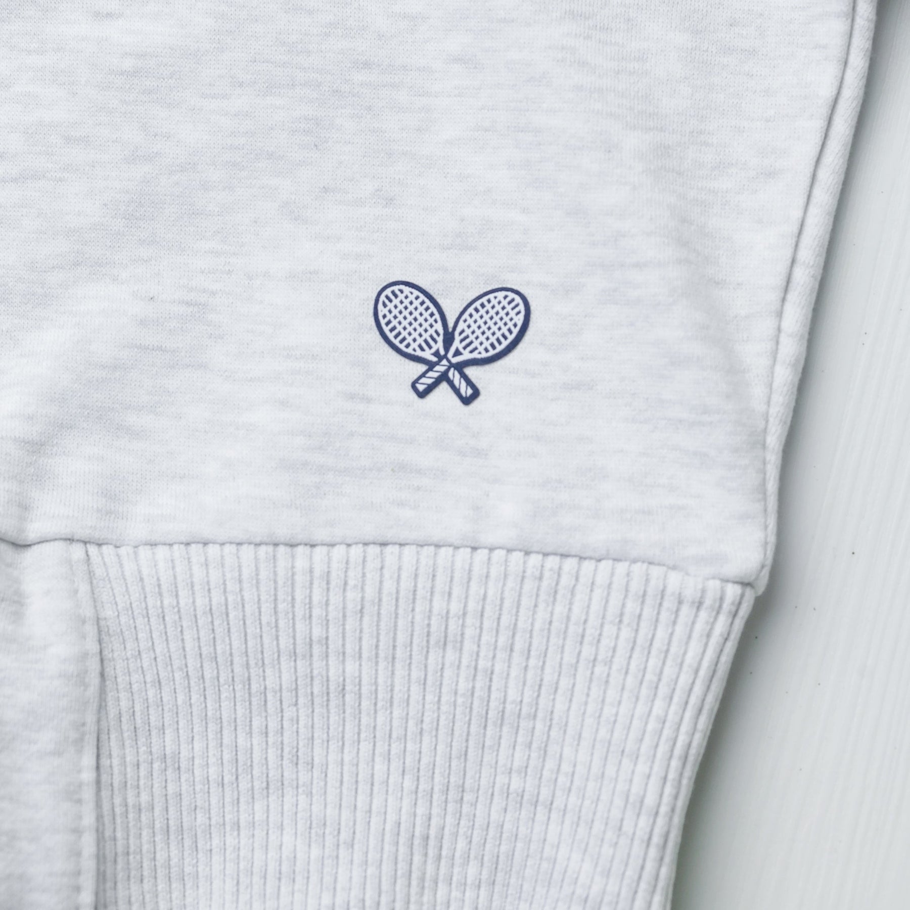 Fitted Crewneck Woven Tennis Rackets
