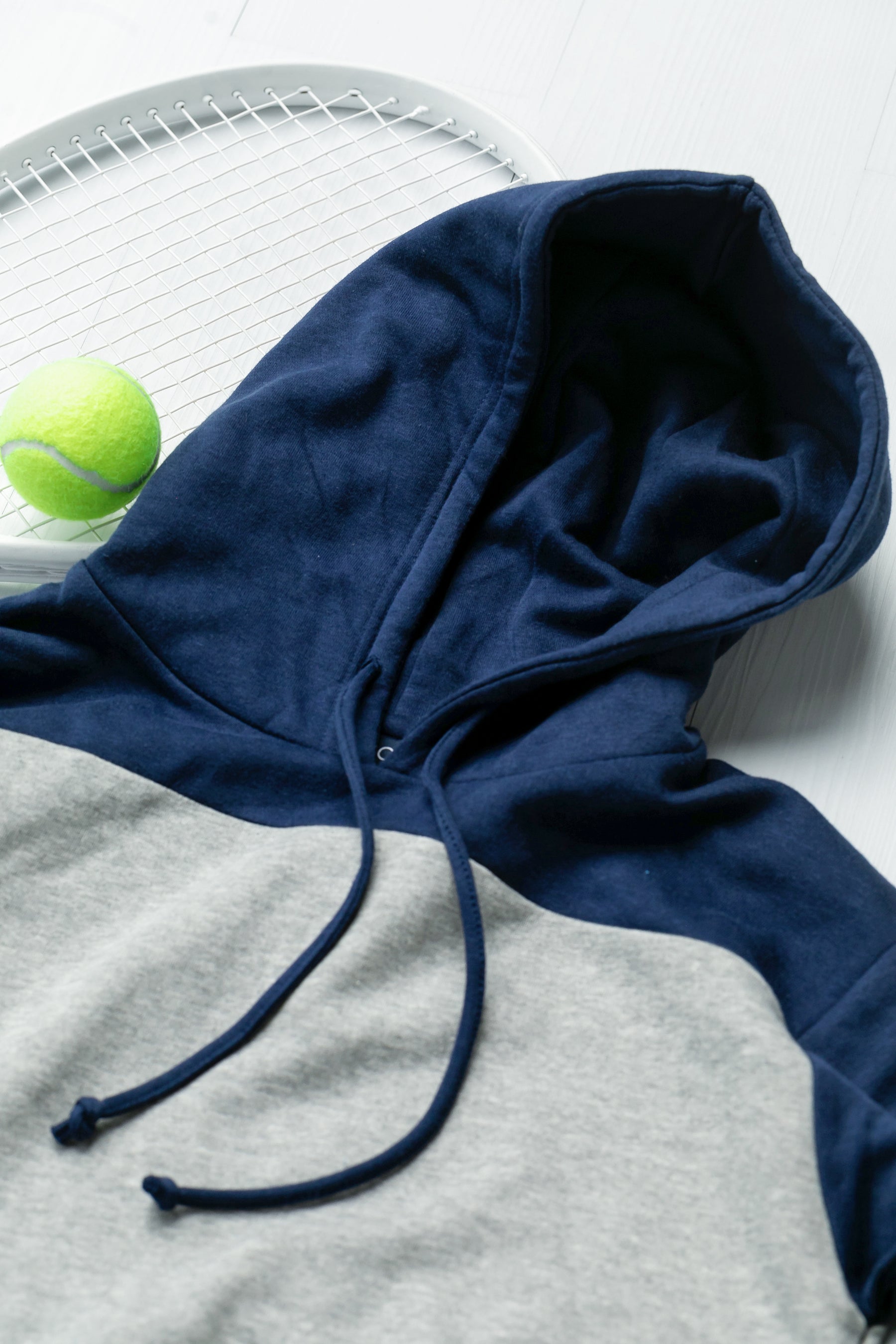 Cropped Fleece Hooded Sweatshirt