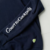 Court to Cocktails Heart Sweatshirt