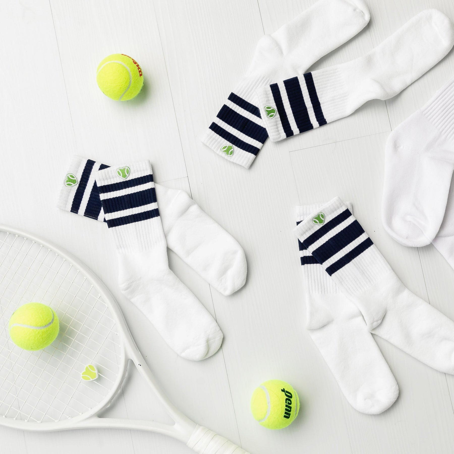 Match Day Socks Navy and White