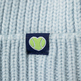 Chunky Cuffed Beanie Heart Patch