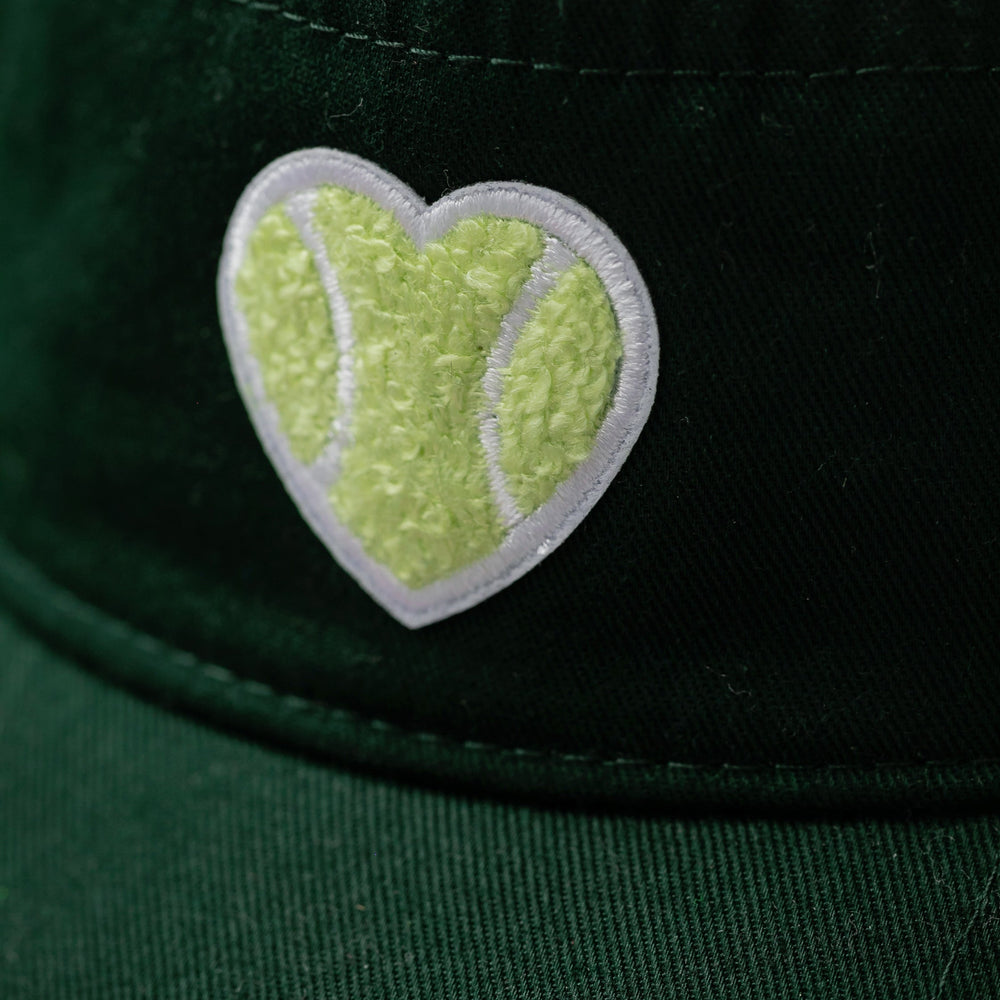 Classic Twill Visor Chenille Heart