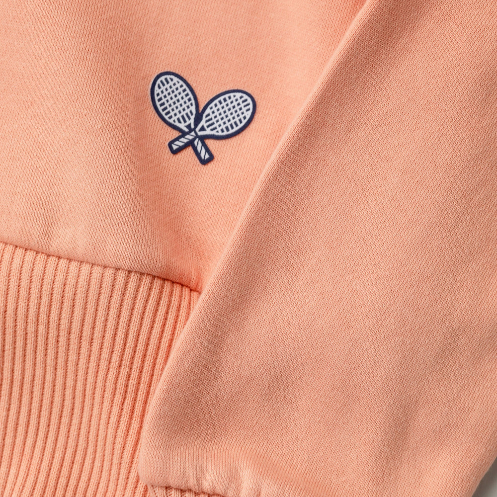 Fitted Crewneck Woven Tennis Rackets